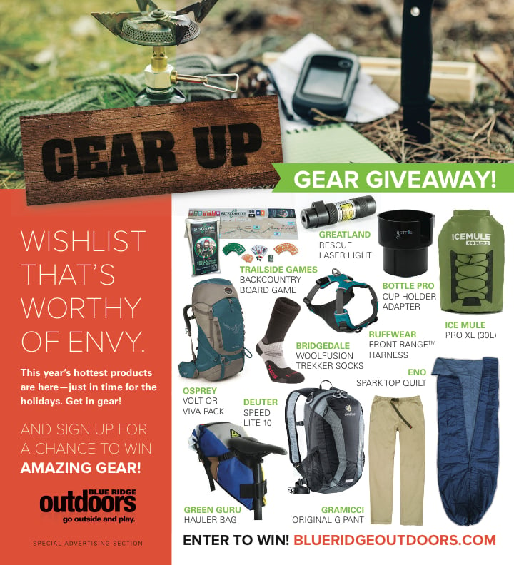 Gear Up Gear Giveaway! - Contests - Blue Ridge Outdoors Magazine