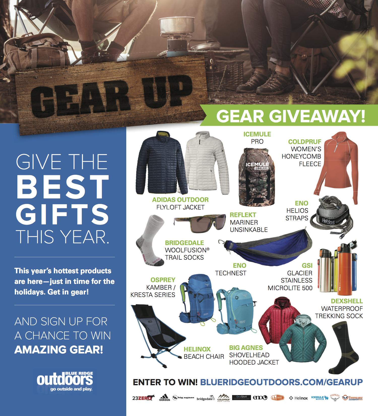 Gear Up Gear Giveaway! - Contests - Blue Ridge Outdoors Magazine