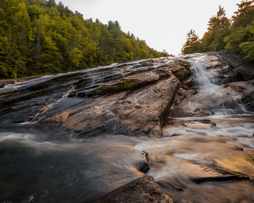 bridal veil falls brevard waterfalls