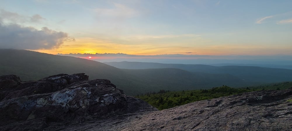 grayson highlands sunset