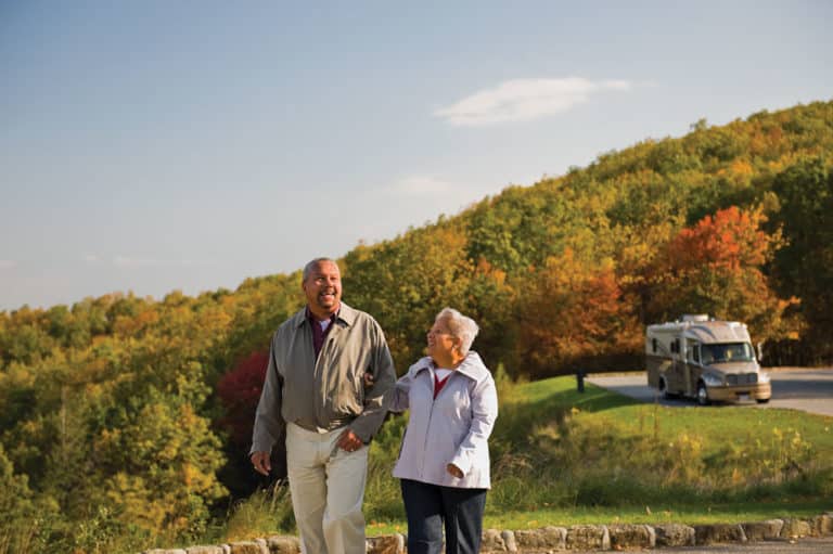 rv on blue ridge parkway